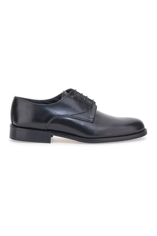 Elegantni črni čevlji z vezalkami Pittarello 7720