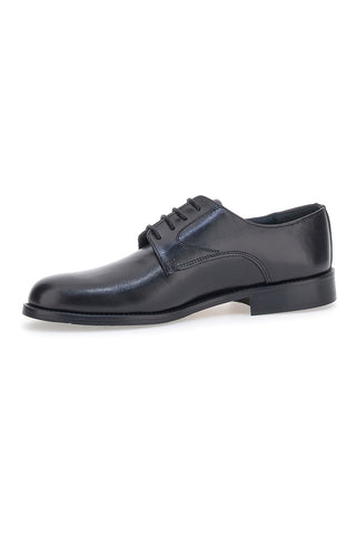 Elegantni črni čevlji z vezalkami Pittarello 7720