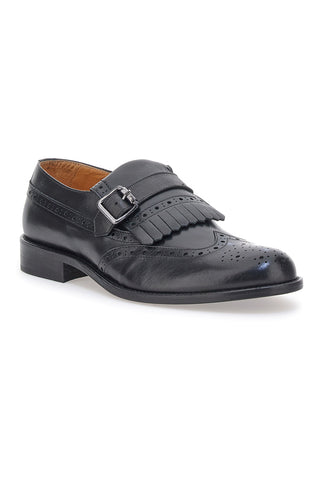 Čevlji Stringati No Lace Pittarello Plus 025 Črni