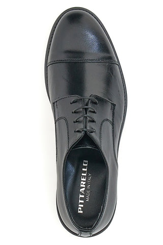 Elegantni čevlji z vezalkami Pittarello 7705, črni
