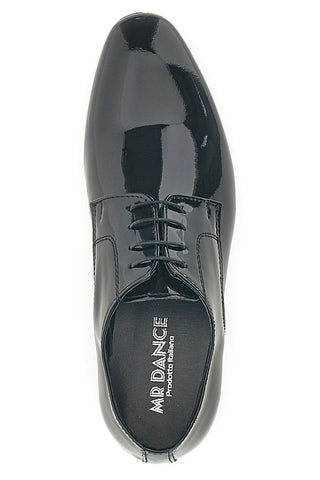 Črni plesni čevlji Made in Italy Mr Dance 1720