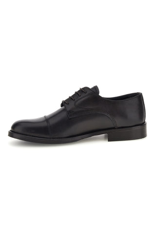 Scarpe stringate testa di moro in vera pelle Made in Italy Pittarello 7705