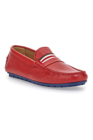 Pittarello 1516 Rdeči elegantni mokasini
