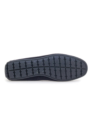 Modri mokasini s pletenino Pittarello 7307