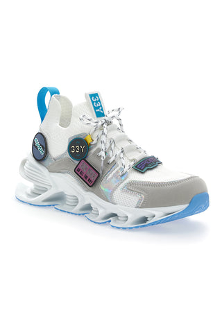 Superge White Patch Shox Royal Blue RBLE 216419