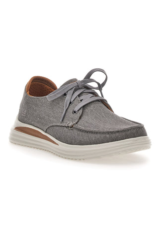 Čevlji z vezalkami Skechers Forenzo Taupe
