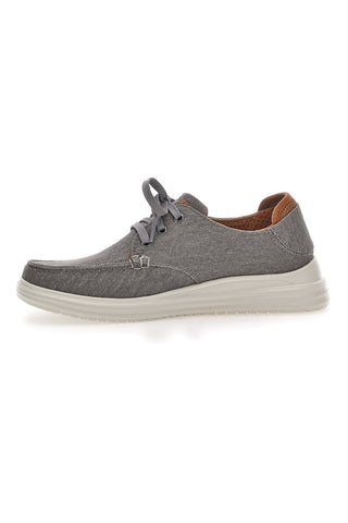 Čevlji z vezalkami Skechers Forenzo Taupe