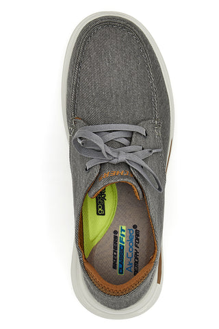 Čevlji z vezalkami Skechers Forenzo Taupe