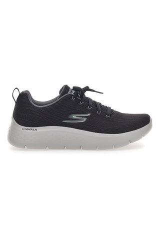 Črni in sivi tekaški copati Skechers Tuned Up