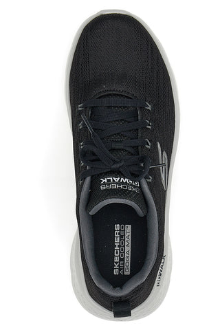 Črni in sivi tekaški copati Skechers Tuned Up