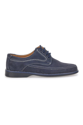 Marmaduke 150 usnjeni čevlji z vezalkami Blue