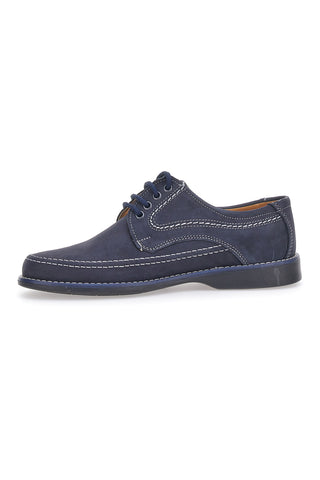 Marmaduke 150 usnjeni čevlji z vezalkami Blue