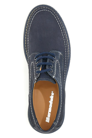 Marmaduke 150 usnjeni čevlji z vezalkami Blue
