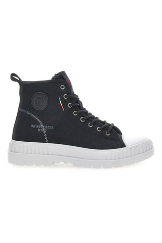 Superge Mid Cut Cotton Belt Dre Cvs Black