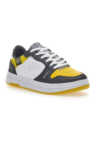 Cotton Belt Funky Bicolour Yellow Sneakers