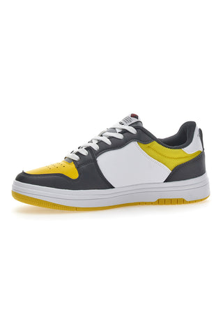 Cotton Belt Funky Bicolour Yellow Sneakers