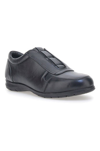Čevlji Stringate No Laces Max Dillan 859 Črni Prava usnja