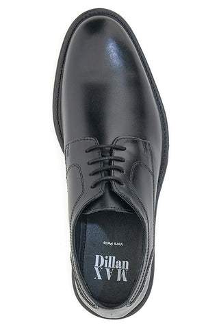Elegantni čevlji z vezalkami iz prave usnje Max Dillan 19031 črni