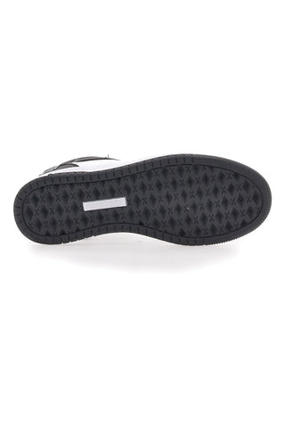 Bele in črne superge Mid-Cut Cotton Belt Karim Blk Line