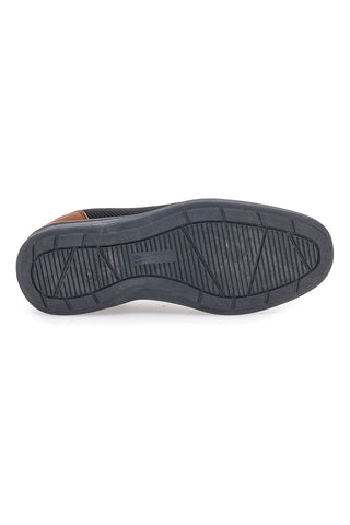 Črni mokasini Casual Johes Land 411200