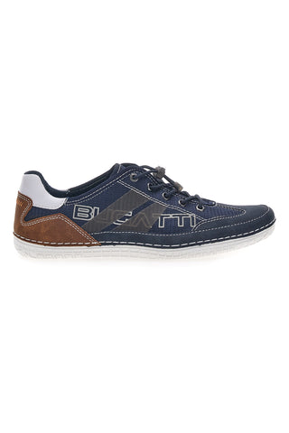 Modri športni copati z logotipom Bugatti na strani 321AFF02