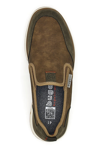 Rjavi veganski superge Slip-On Bugatti 331AFB60