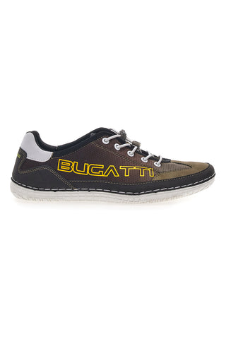 Rjavi čevlji z vezalkami in logotipom Bugatti na strani 341AFF02