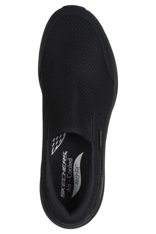 Črni superge Slip-on Skechers Arch Fit 2 Vallo