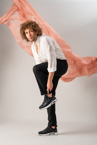 Črni moški športni copati Skechers Treas-Air-Revolution-Airy