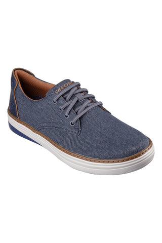 Modre denim superge za moške Skechers Hyland-Ratner