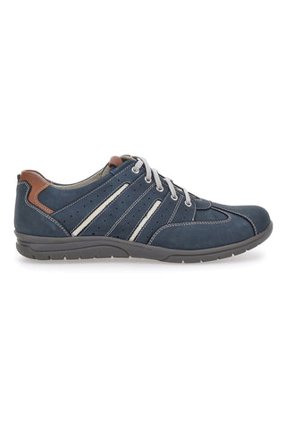 Moški usnjeni čevlji z vezalkami Navy Pittarello Eco 270002
