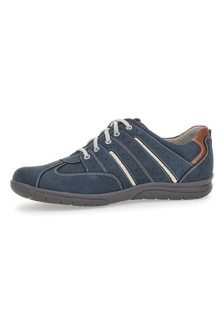 Moški usnjeni čevlji z vezalkami Navy Pittarello Eco 270002