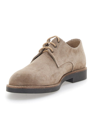 Čevlji Stringate Tortora iz usnja Pittarello 8025
