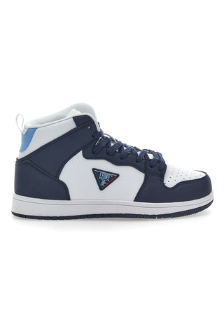 Sneakers Mid-Cut beli in modri Leone 37