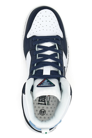 Sneakers Mid-Cut beli in modri Leone 37
