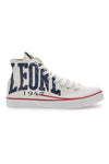 Bele platnene superge Leone 40