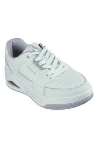 Bele superge z Air-Cooled Memory Foam SKECHERS UNO COURT LOW-POST