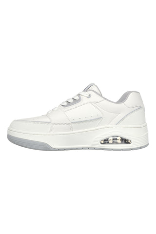 Bele superge z Air-Cooled Memory Foam SKECHERS UNO COURT LOW-POST