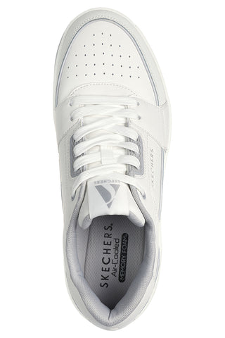 Bele superge z Air-Cooled Memory Foam SKECHERS UNO COURT LOW-POST