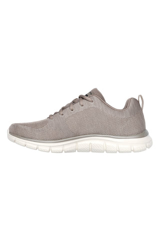 Bež superge z Memory Foam Skeachers Track Front Runner