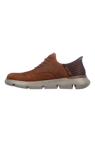 Rjavi športni copati Skechers Hands Free Slip-ins Garza - Gervin
