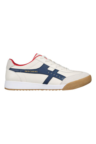 Bež superge z modrimi in rdečimi detajli SKECHERS ZINGER MANZANILLA