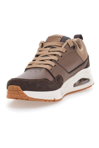 Rjavi športni copati SKECHERS UNO RETRO ONE