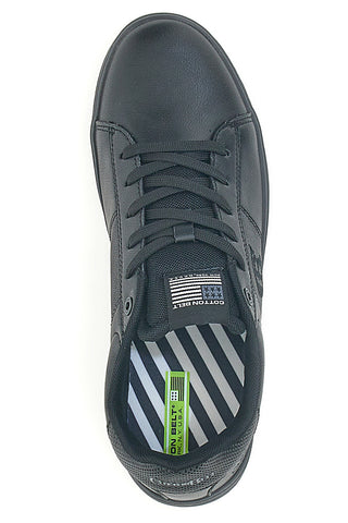 Črni superge z vezalkami COTTON BELT CBM424A54