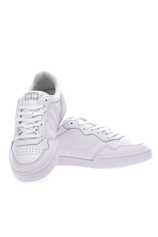 Bele superge z usnjenim zgornjim delom TOMMY JEANS CUPSOLE