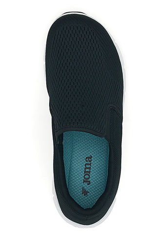 Črni protizdrsni slip-on superge z memory peno Joma CCUPER 2501