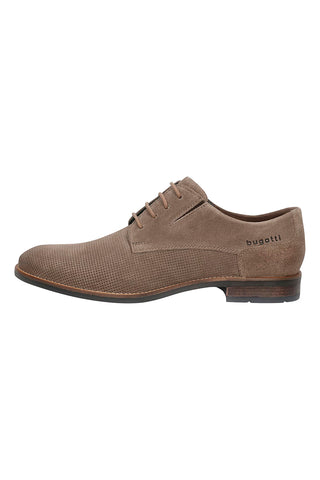 Šnurovke Taupe z usnjenim zgornjim delom BUGATTI 311AJY071
