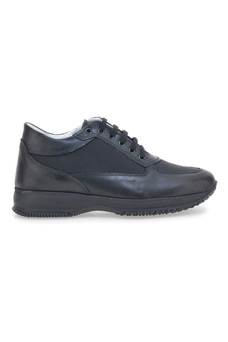Scarpe Stringate Nere In Vera Pelle Made In Italy Jerpoint 620