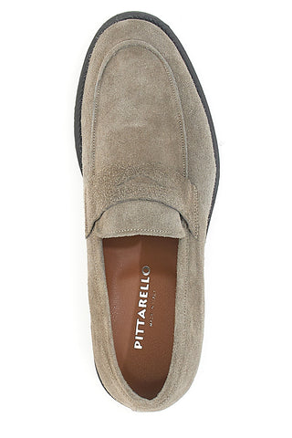 Mokasini Tortora iz usnja Suede Made in Italy PITTARELLO 0730
