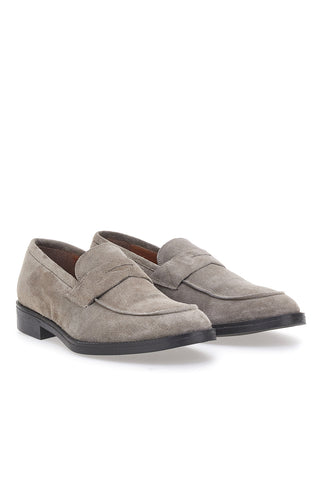 Mokasini Tortora iz usnja Suede Made in Italy PITTARELLO 0730